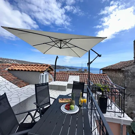 Villa Volos With Roof Terrace, Sea View, Free Private Parking Opatija Exterior foto