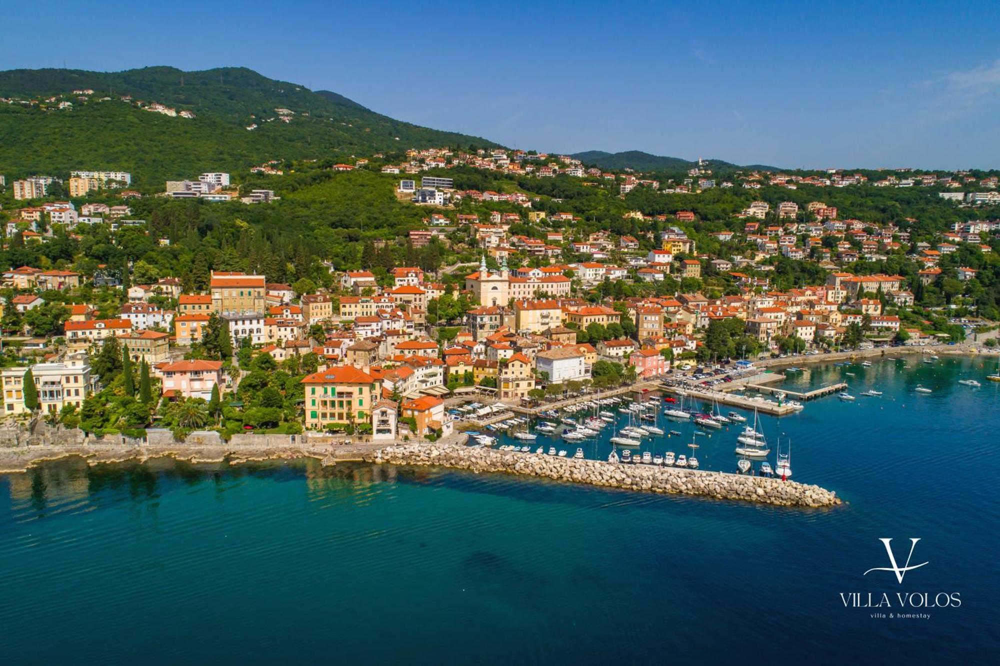 Volos With Roof Terrace, Sea View, Free Private Parking * Opatija